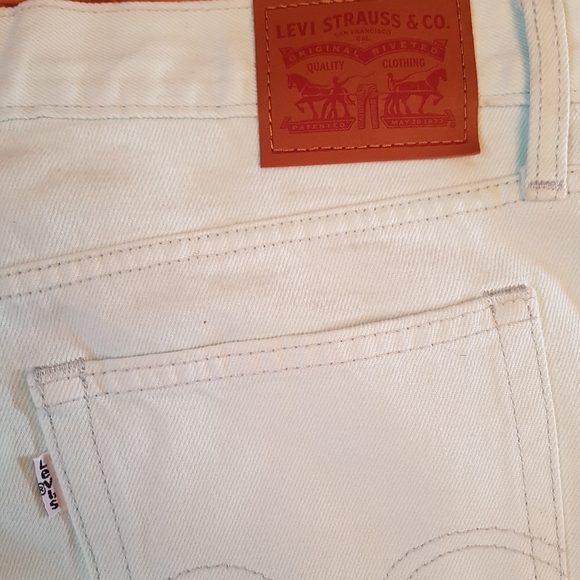 LEVIS SLIM FIT RAW HEMMED JEANS - Picture 3 of 3